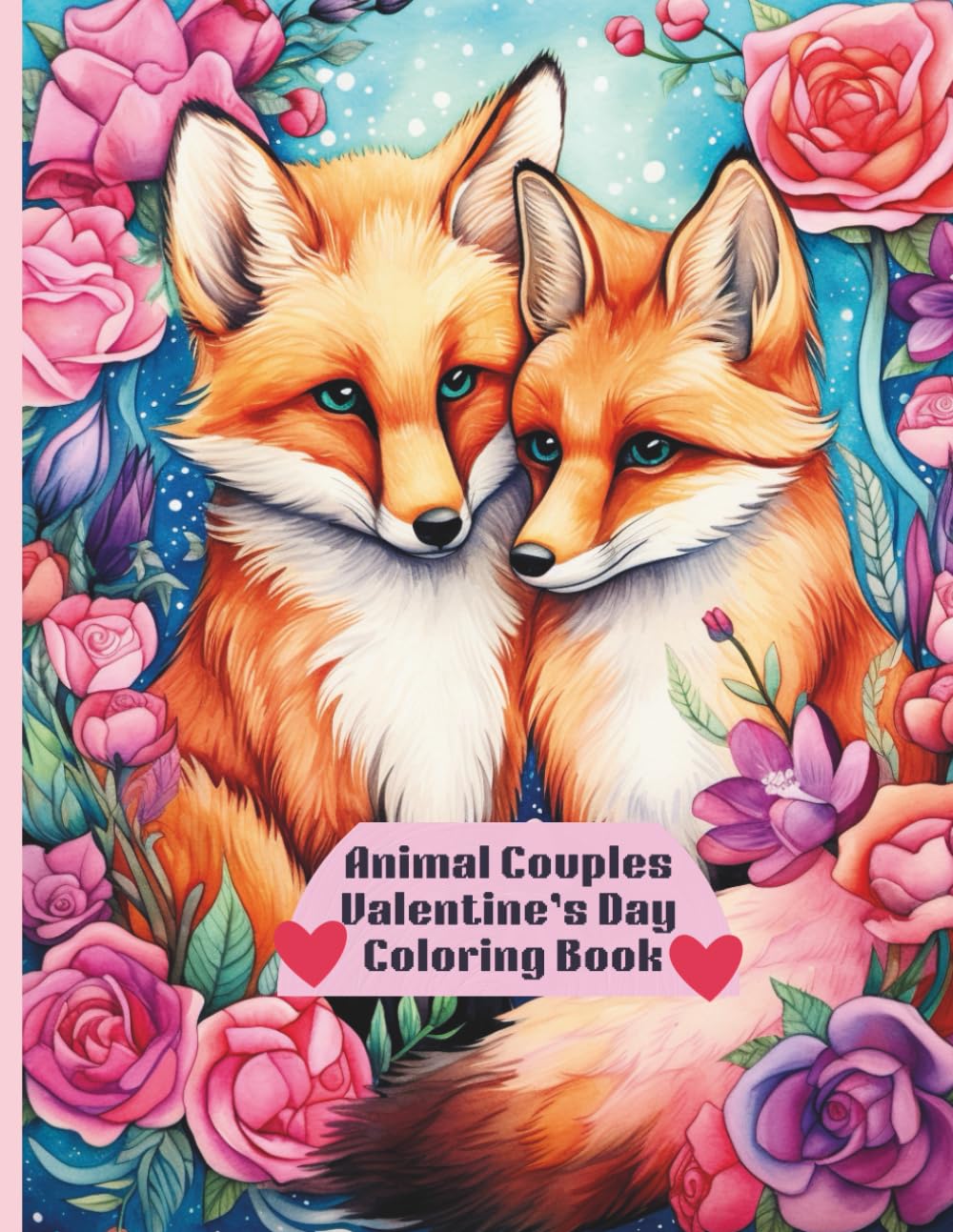 Animal Couples Valentine's Day Coloring Book