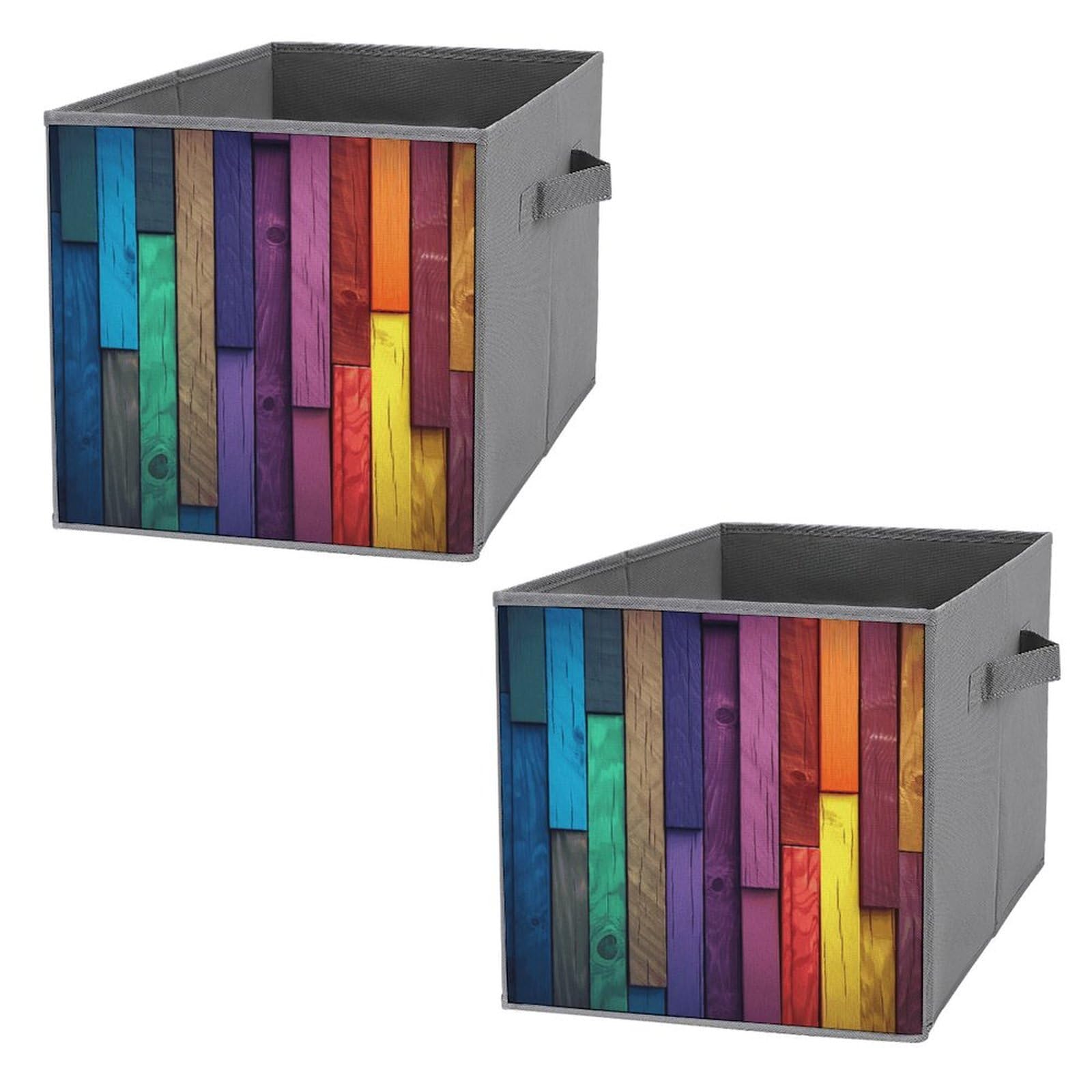 Panier de rangement pliable pour étagères contre le désordre des vêtements