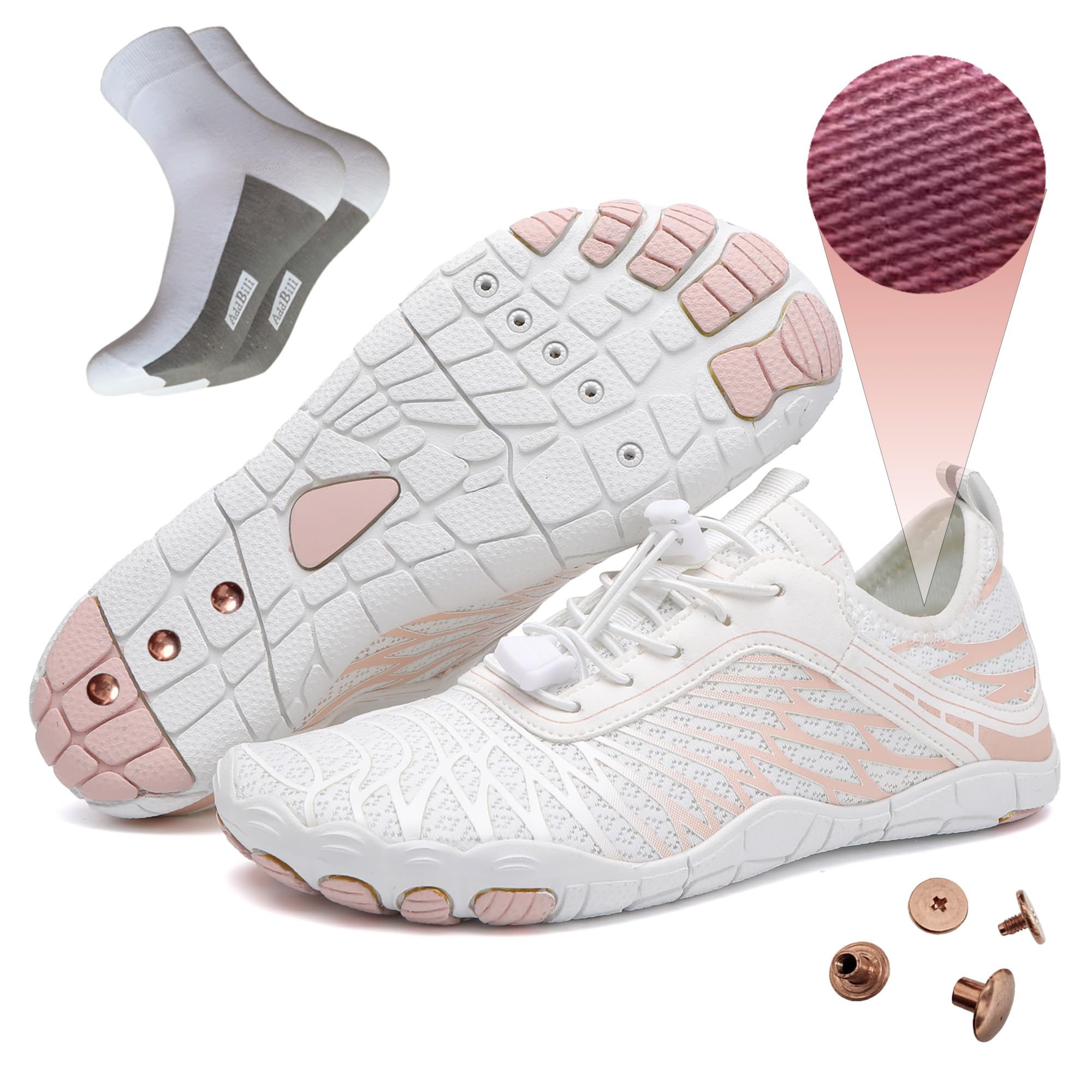 addbili Grounding Shoes Barefoot Shoes with Copper Infused Iinsoles & Conductive Socks, Grounded Footwear for Women Effectively Soft,Comfortable-picture-38