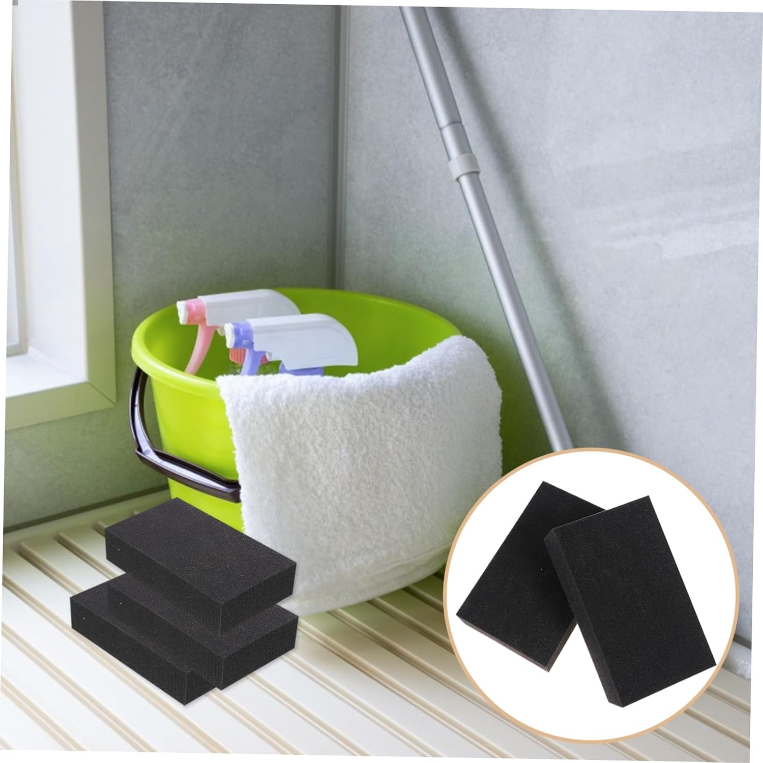 Alipis 3sets Durable Cleaning Sponge Portable Auto Wash Tool for Effortless Dust Removal Safe for Painted Surfaces for Trucks Motorcycles 2pcs*3