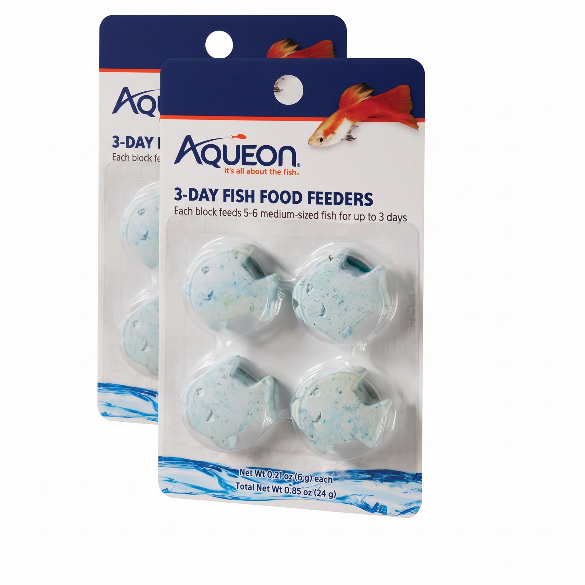 Aqueon Vacation Feeders 3 Day - 4 Count (Pack of 2)