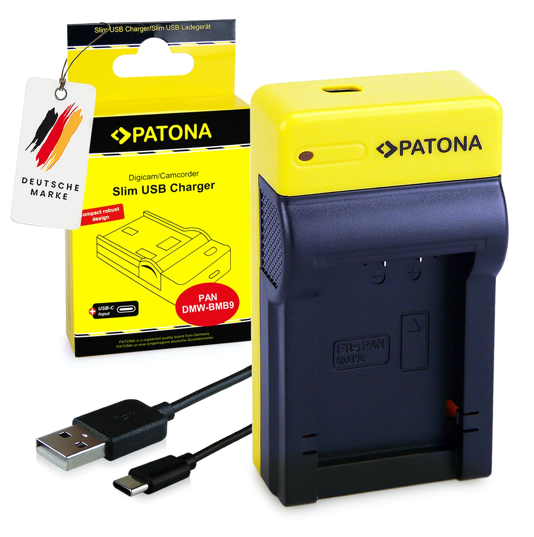 vhbw Cargador batería USB Compatible con Panasonic Lumix DC-FZ82 vhbw Cargador batería USB Compatible con Panasonic Lumix DC-FZ82