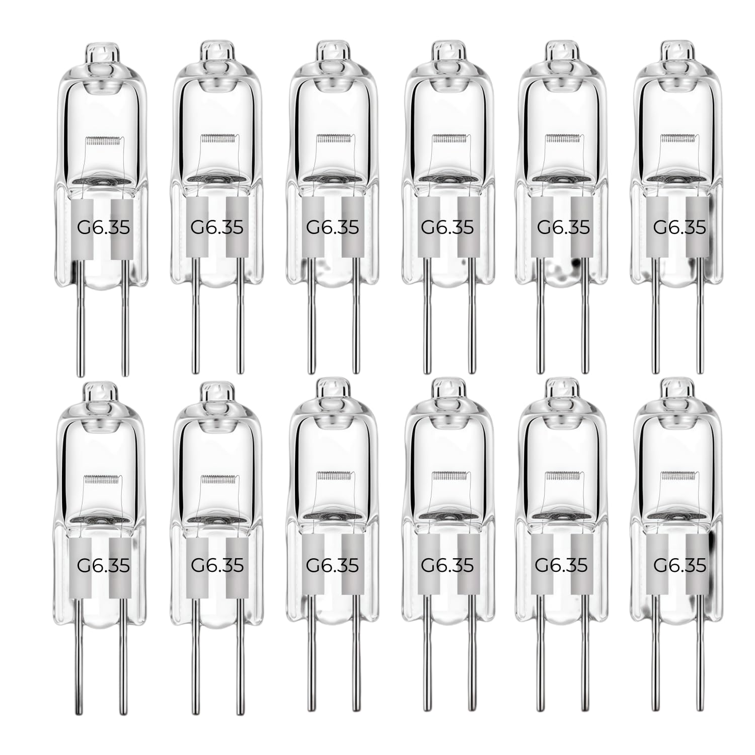 G6.35 Lampada Alogena Speciale 220V-200W Dimmerabile,Proiettore,Set 12