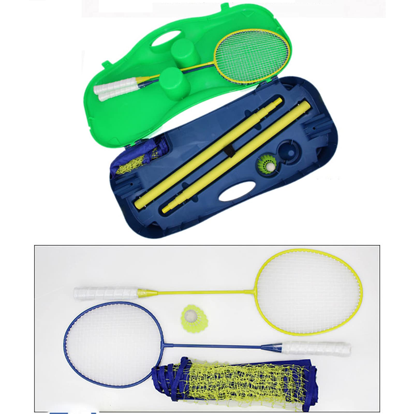 Outdoor Sport Badminton Tennis Pallayball Net Telescopico Stand Portatile Set Set Set Telaio Aderente Caso di Stoccaggio del Supporto di Supporto