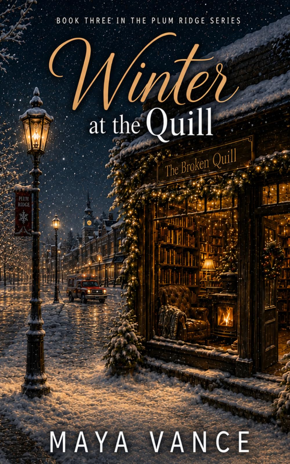 Winter at the Quill: A Sweet Grumpy vs Sunshine Small Town Romance (Plum Ridge Series)