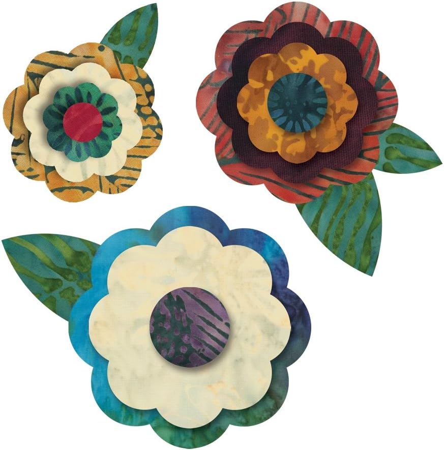 AccuQuilt GO! Fabric Cutting Dies; Rose Of Sharon