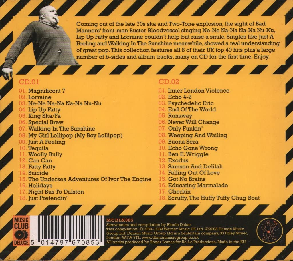 Walking In The Sunshine/Best Of Bad Manners