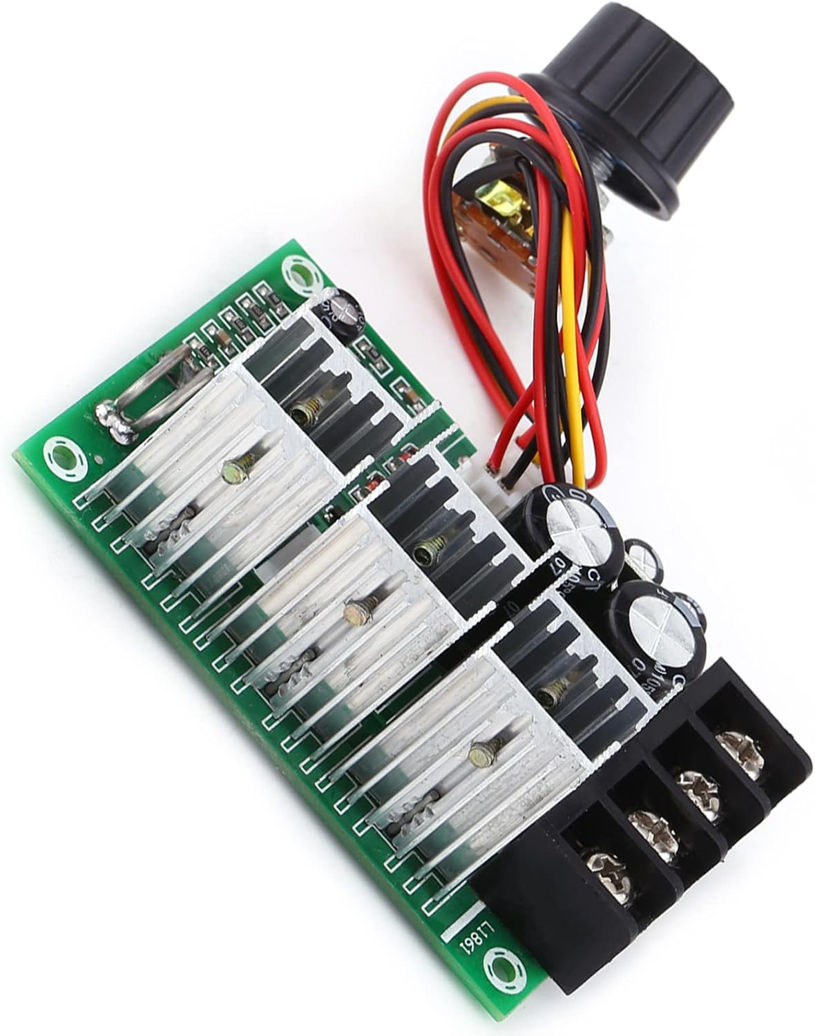 Karlak DC 10V 55V 40A Motor Speed Controller DC Motor Controller PWM Speed Governor Soft Start Locked Rotor Protection Low Voltage Protection with Screw Terminal for Brush