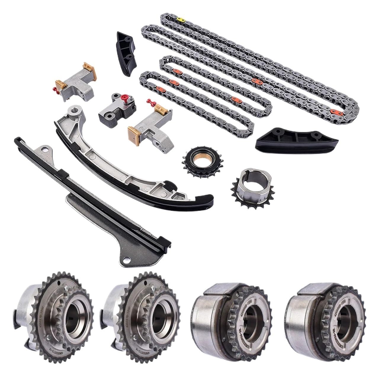 Zestaw paska rozrządu samochodowego Zestaw łańcucha rozrządu 1 szt., koło zębate wałka pasujące do silnika Toyota Avalon Camry Sienna Highlander 3.5