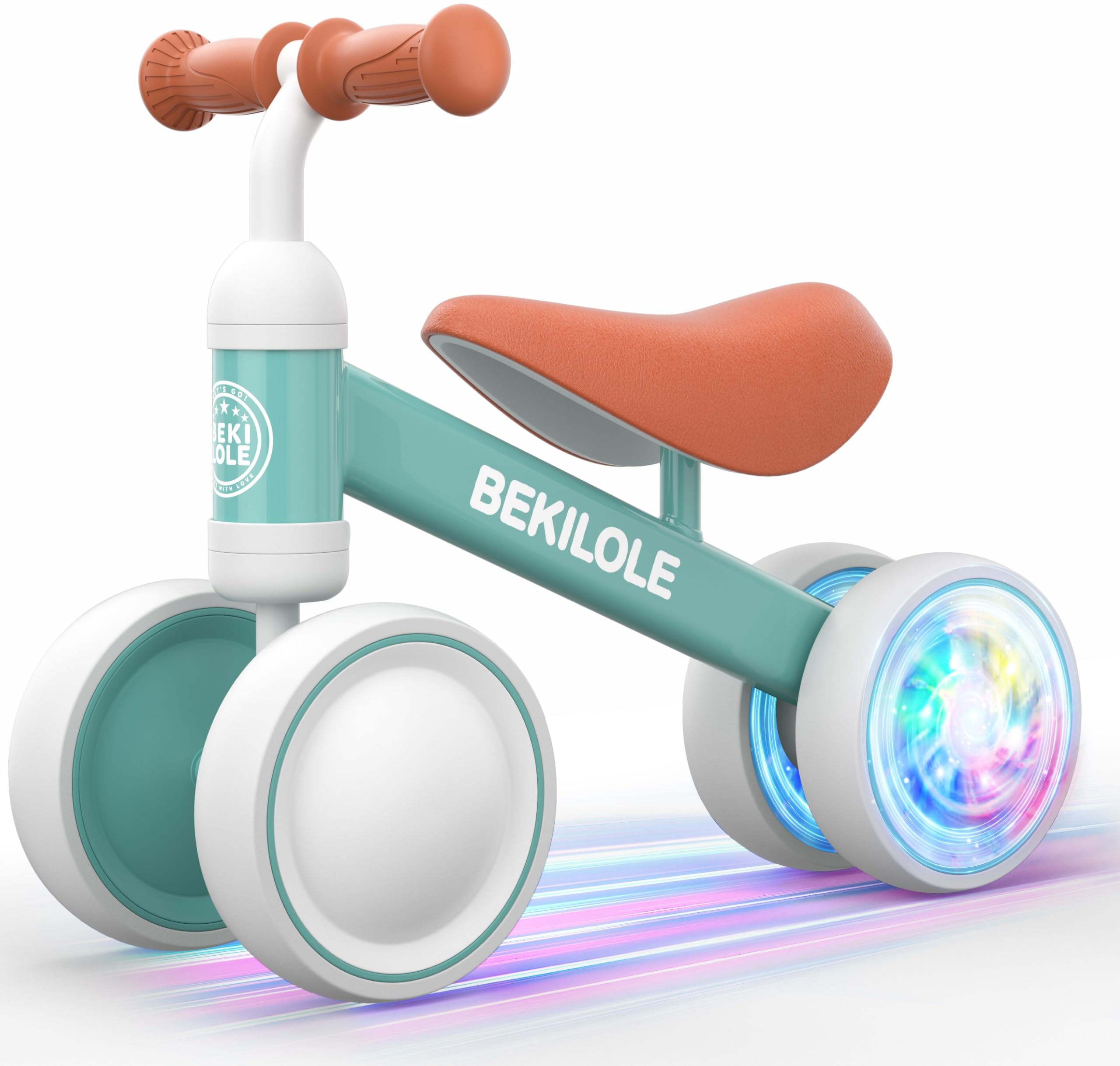 Amazon.com: BEKILOLE Light Up Wheel Baby Balance Bike | 1 Year Old