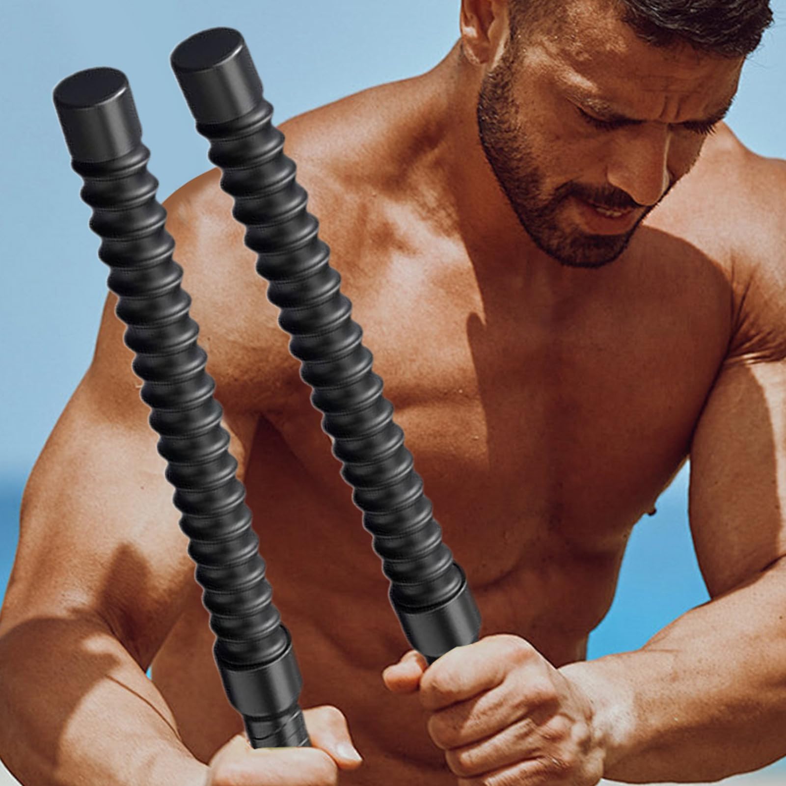 Kabellose Kampfseile Für Zuhause – Gewichtetes Trainingsseil, Kein Springen, Für HIIT & Ganzkörper-Workouts