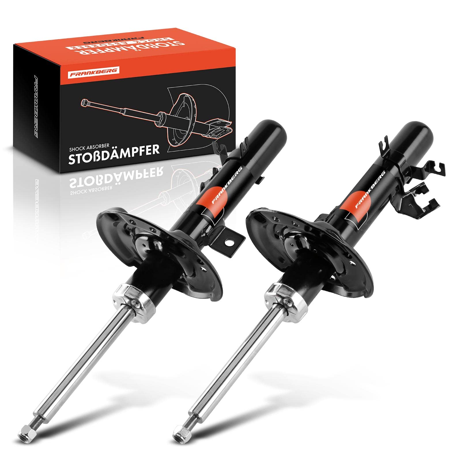 Frankberg 2 x Shock Absorber Gas Pressure Front Axle Left Right  