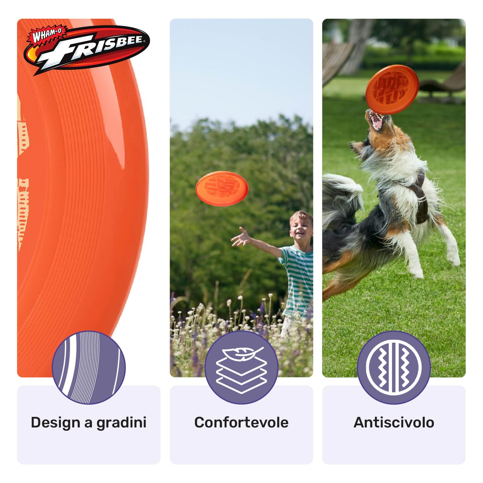 Wham-O Frisbee Disco Volante 25.27 cm Giocattolo Leggero per Bambini 130g