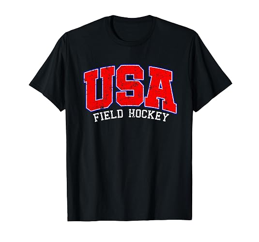 Field Hockey Shirt-USA Field Hockey T Shirt T-Shirt