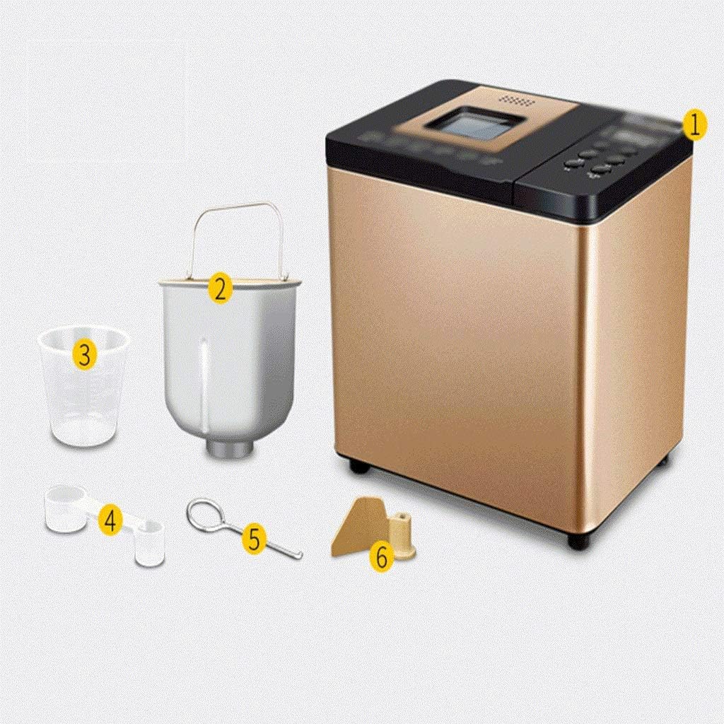 Bread Machine-Stainless Steel Automatic Programmable Multifunctional Machine with Programs,Hours Delay Timer,Hour Keep Warm