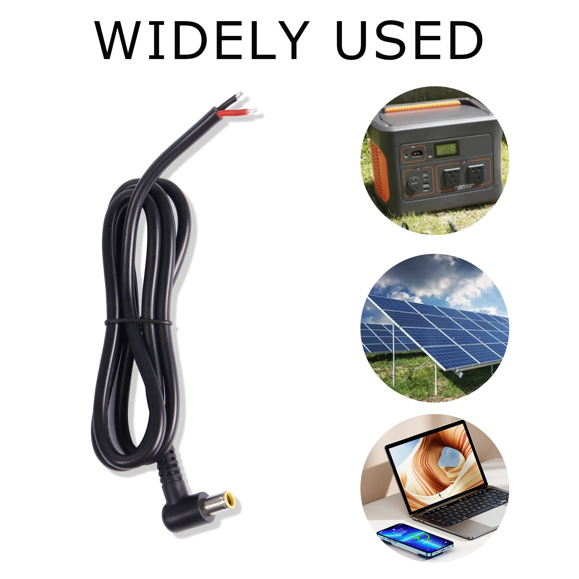Amazon.com: GINTOOYUN DC7909 Power Pigtails Cable 12V 90 Degree DC