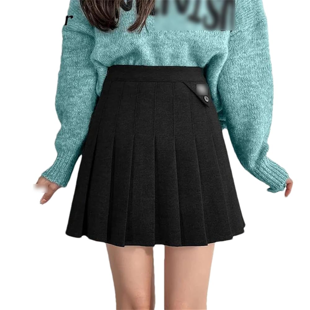 Amazon.com: ZouoYYii Womens Pleated A-Line Skirts Female