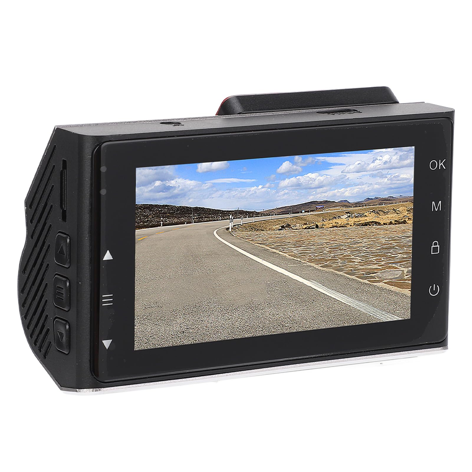 Rejestrator Jazdy Samochodem z Przodu i Tyłu 4K 1080P, Nagrywanie w Pętli z Noktowizorem na Ekranie IPS o Przekątnej 1,47 Cala z Czujnikiem G o Szerokim Kącie 170 Stopni