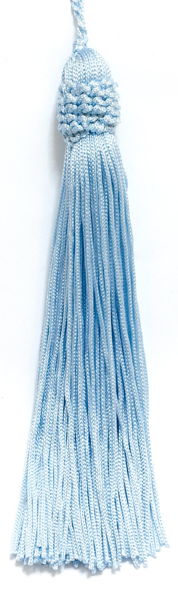 Gland de rideau bleu arctique 14cm Crown Head CT055 pour finitions textiles de prestige