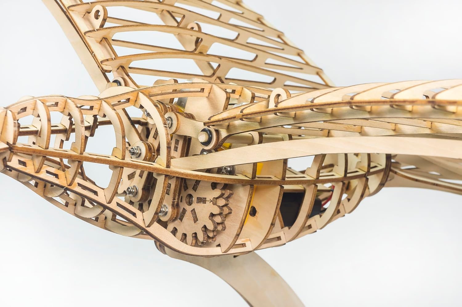 Viloga 3D Wooden Puzzle DIY Wood Dove Model with Flapping Wingspan 1000mm - Mechanical Model Kit for Adults Hobbies - 250 Pieces - Age 16+