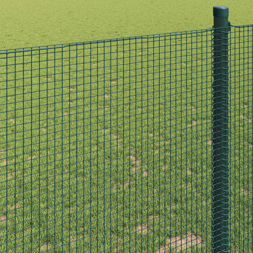 Geschweißter Drahtzaun Grün, langlebiges Zaunelement mit 5000 x 80 cm, vielseitige Nutzung als Gartenzaun und Sichtschutz, robustes Metallpaneel für Terrasse, Balkon, Vorgarten