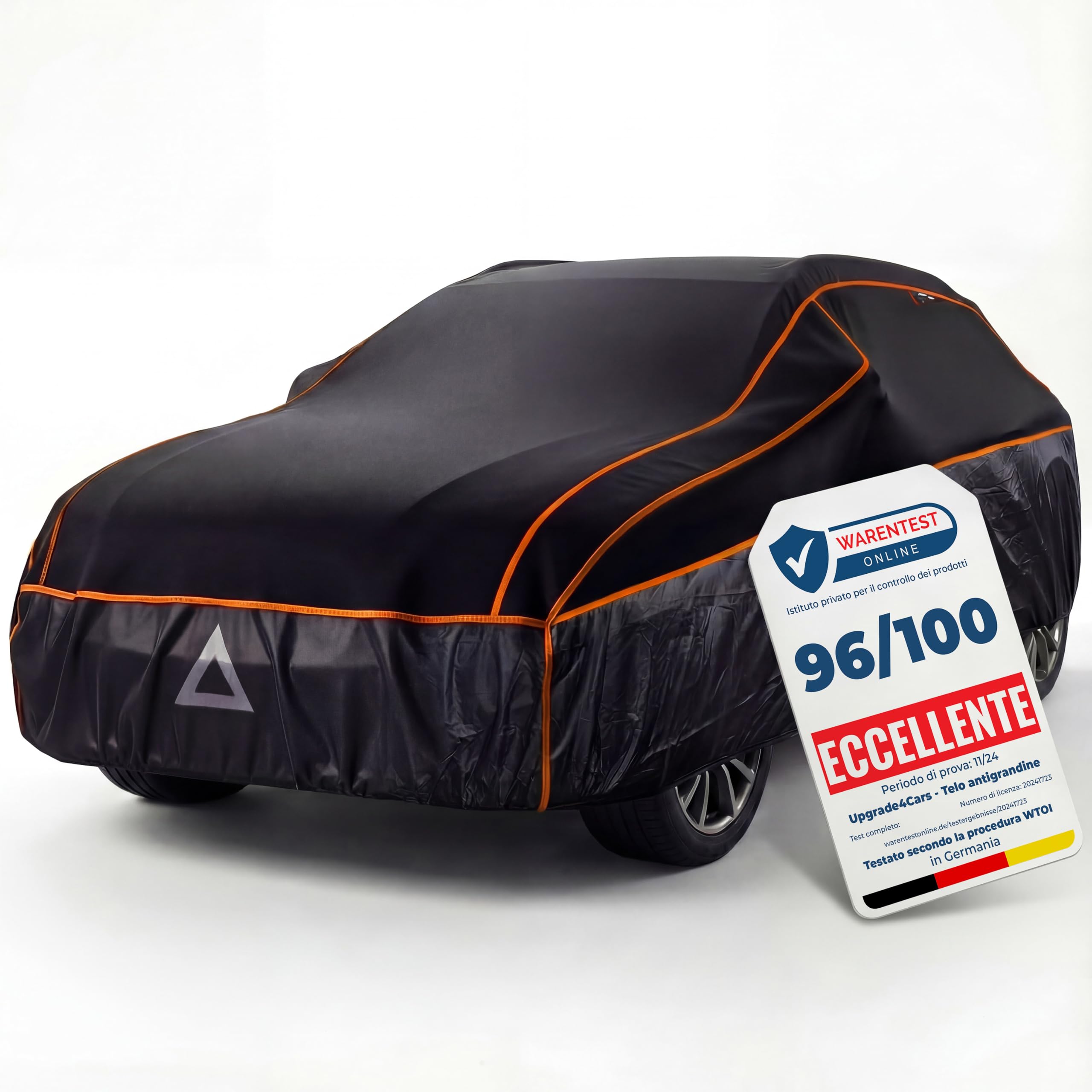 Upgrade4cars Telo Copriauto Anti-Grandine Premium da Esterno Imbottito Version 2026 | Copertura Universale per Estivo e Invernale Suv - SL (480 × 195 × 150 cm)