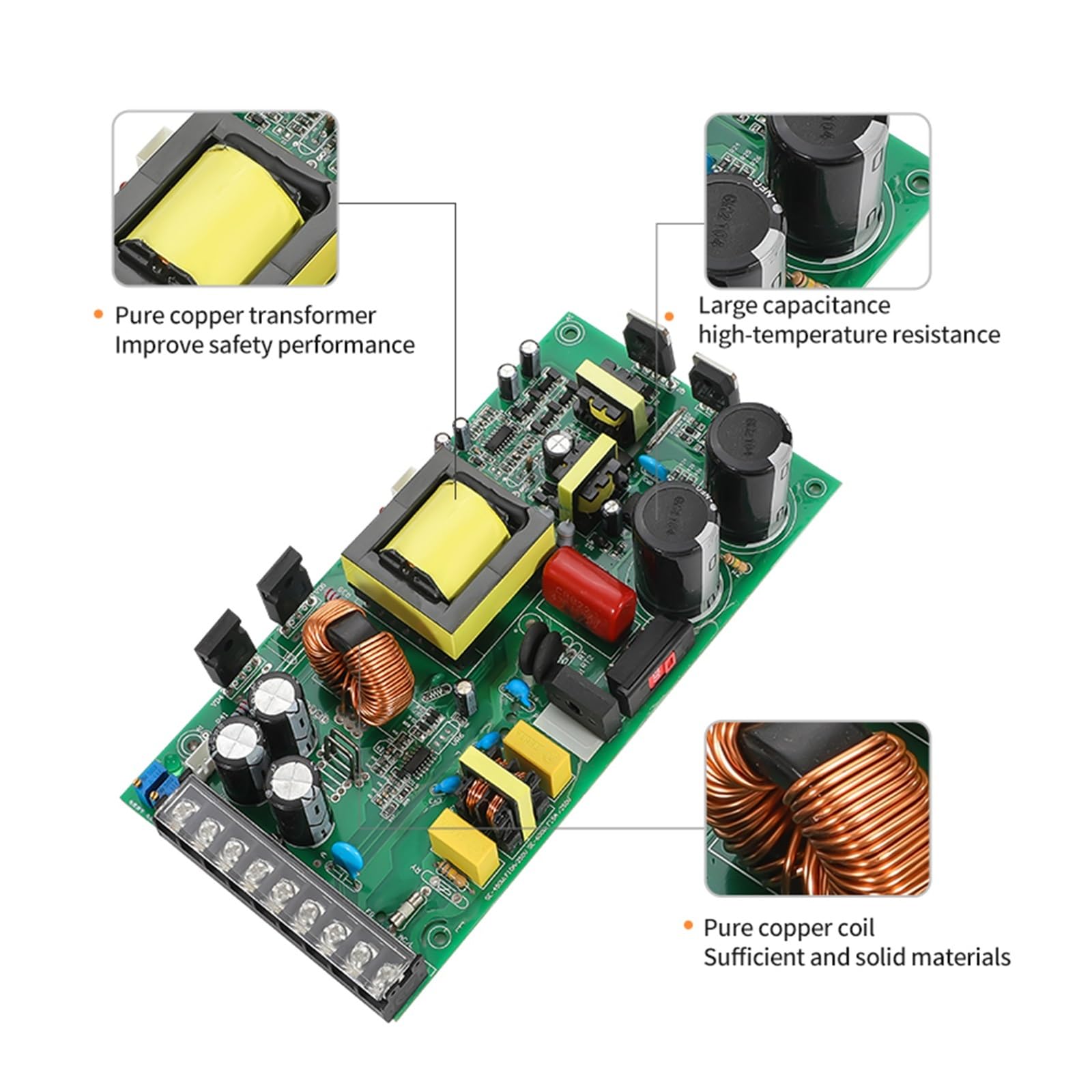Fuente de alimentación variable, Fuente De Alimentación Conmutada MS-600 600W 12V 24V 36V 48v 60V 72V 80V 110 Voltaje Ajustable MS-600-36 Salida Única MS-600-24(0-72V 0-8.3A)