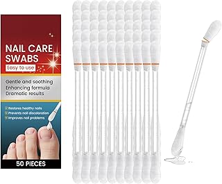 50-Count Nail Repair Swabs For Damaged, Discolored, And Brittle Nails, Safe and Gentle for Nails Care