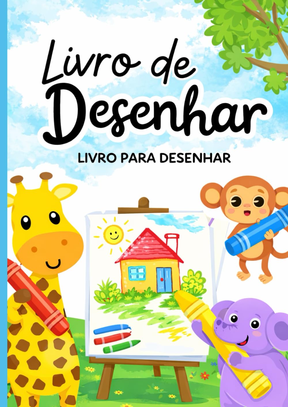 Livro dos Animais - Livro para colorir e aprender: Livro para pintar e aprender