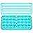Zoksi Monthly Pill Organizer 1 Times a Day, 30 Day Pill Box Organizer,One Month Pill Case for Travel, 31 Day Daily Medcine Container for Vitamins, Supplement & Medication(Cyan)
