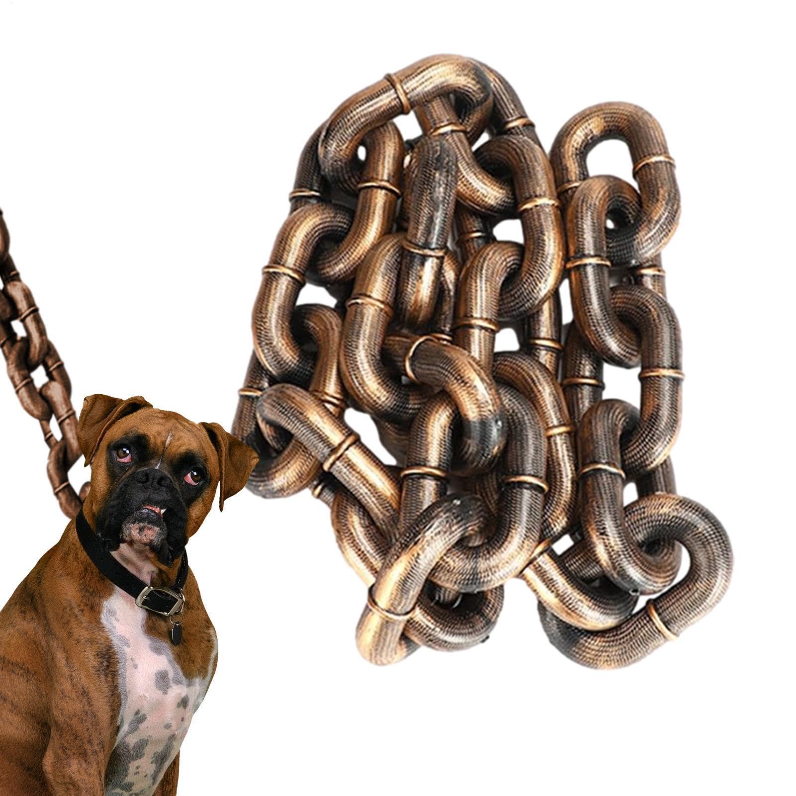Chain Dog Leashes Shock-Absorbing Funny Dog Lead