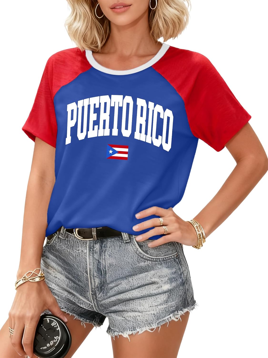 Puerto Rico Shirts for Women Boricua Puerto Rican T Shirt Casual Short Sleeve Graphic Tee Tops - Image 5