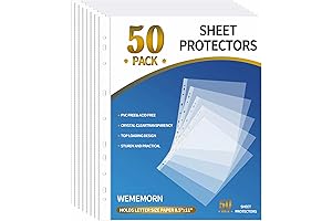WEMEMORN Sheet Protectors: Clarity and Security for Your Documents