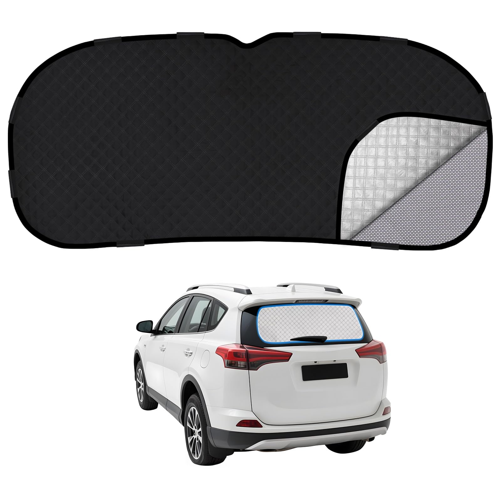 Amazon.co.jp: ZATOOTO トヨタ RAV4 50系専用 サンシェード リア