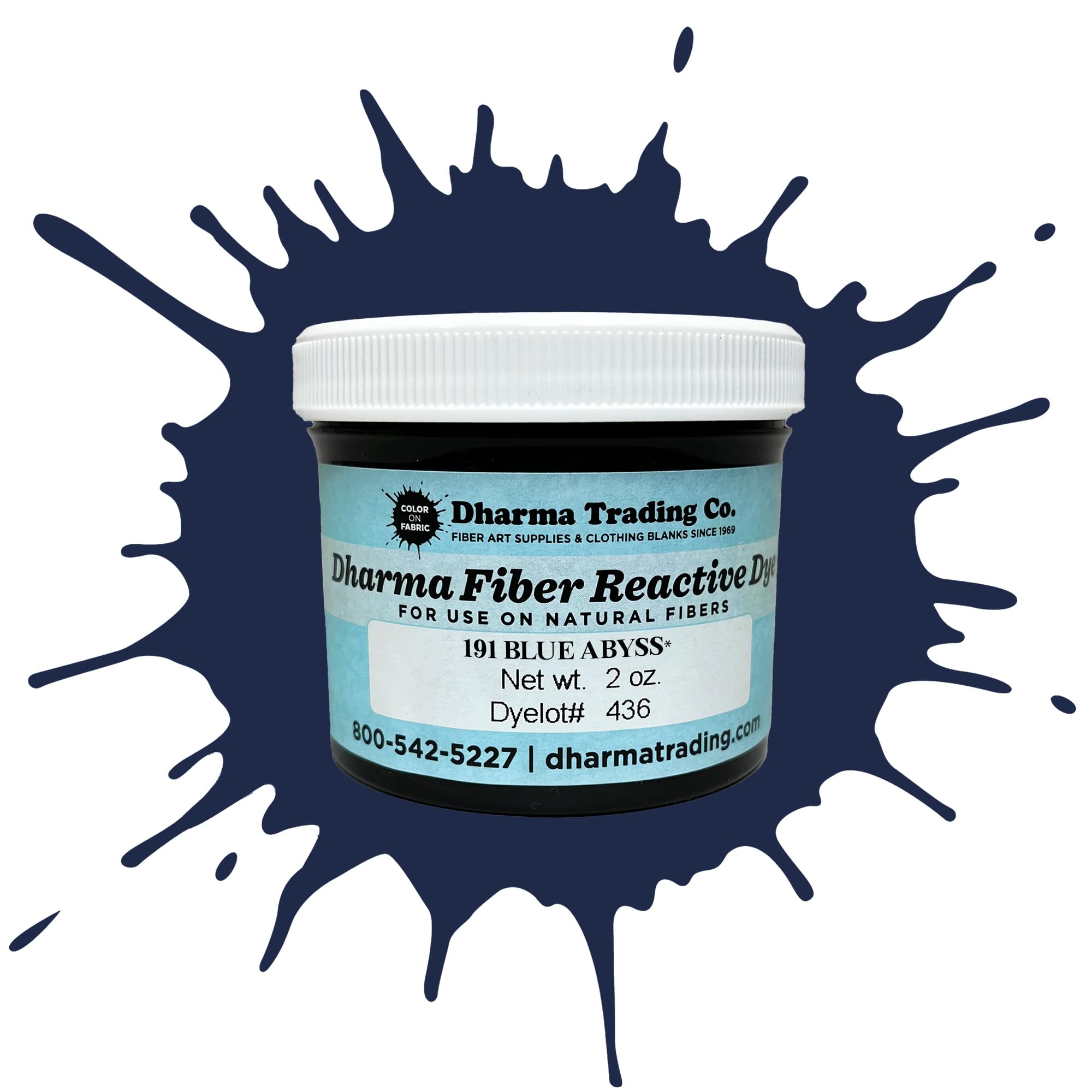 Colorant Procion Dharma Fibre Reactive 50 G - Teinture Textile Neuf États-Unis