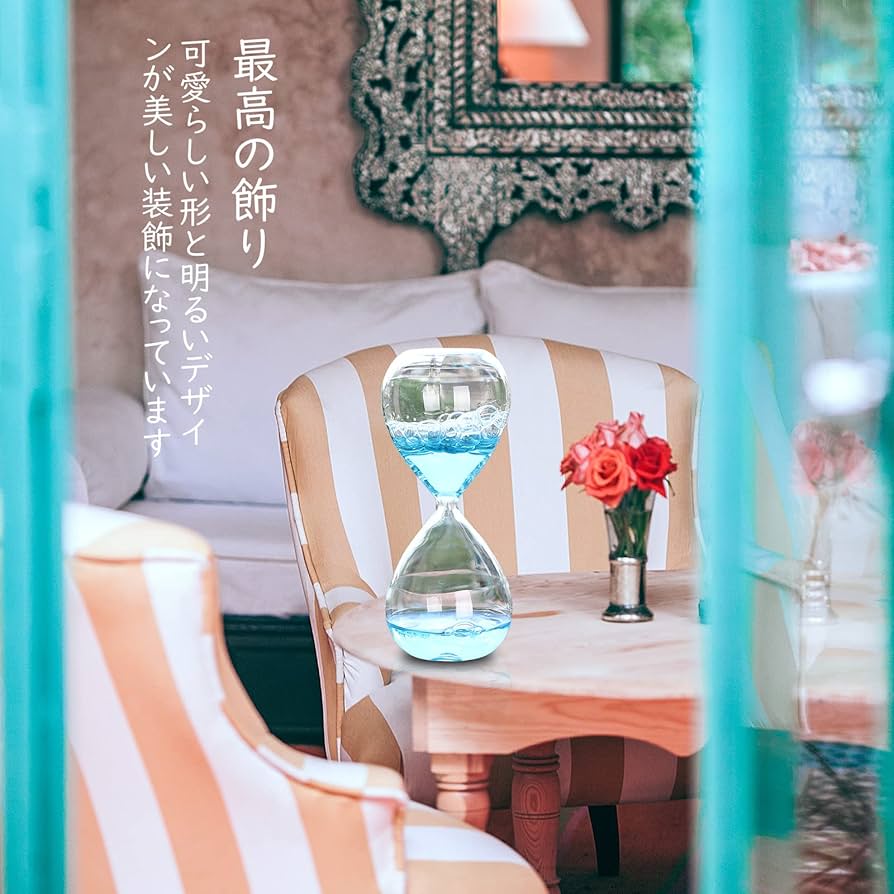 Amazon.co.jp: ションバブルタイマー 砂時計バブルクリエイティブ液体