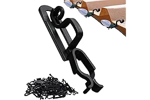 Signs Authority Christmas Light Clips for Metal Roof - 200 Heavy-Duty Gutter Hooks