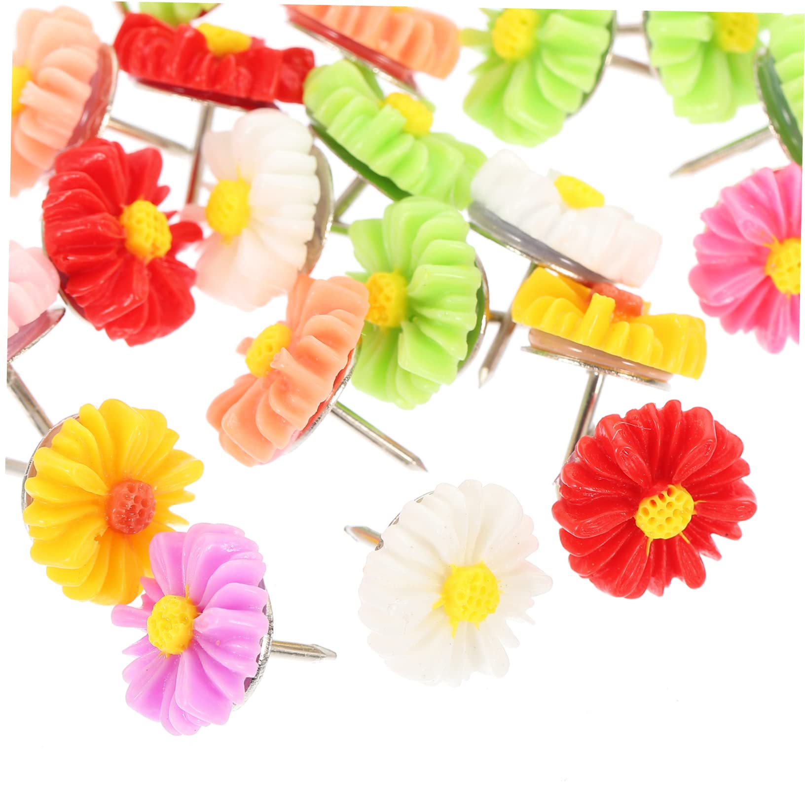 240stücke Farbige Daisy-pushpins Kreative Funktionale Pinnadeln Für Zuhause Und Büro Markieren Von Karten Ankündigungen Und Dekorationen