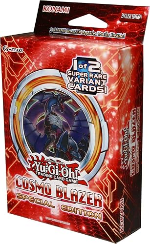 Yugioh Cosmo Blazer Edición Especial Mini Box (3 paquetes y 1 de 2 tarjetas promocionales)