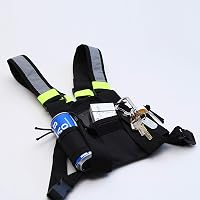 ANPPEX Mellkasi Táska Rádió Tartó Hátizsák Motorola Baofeng Kenwood Készülékekhez Hip Hop Streetwear Csípőtáska 5