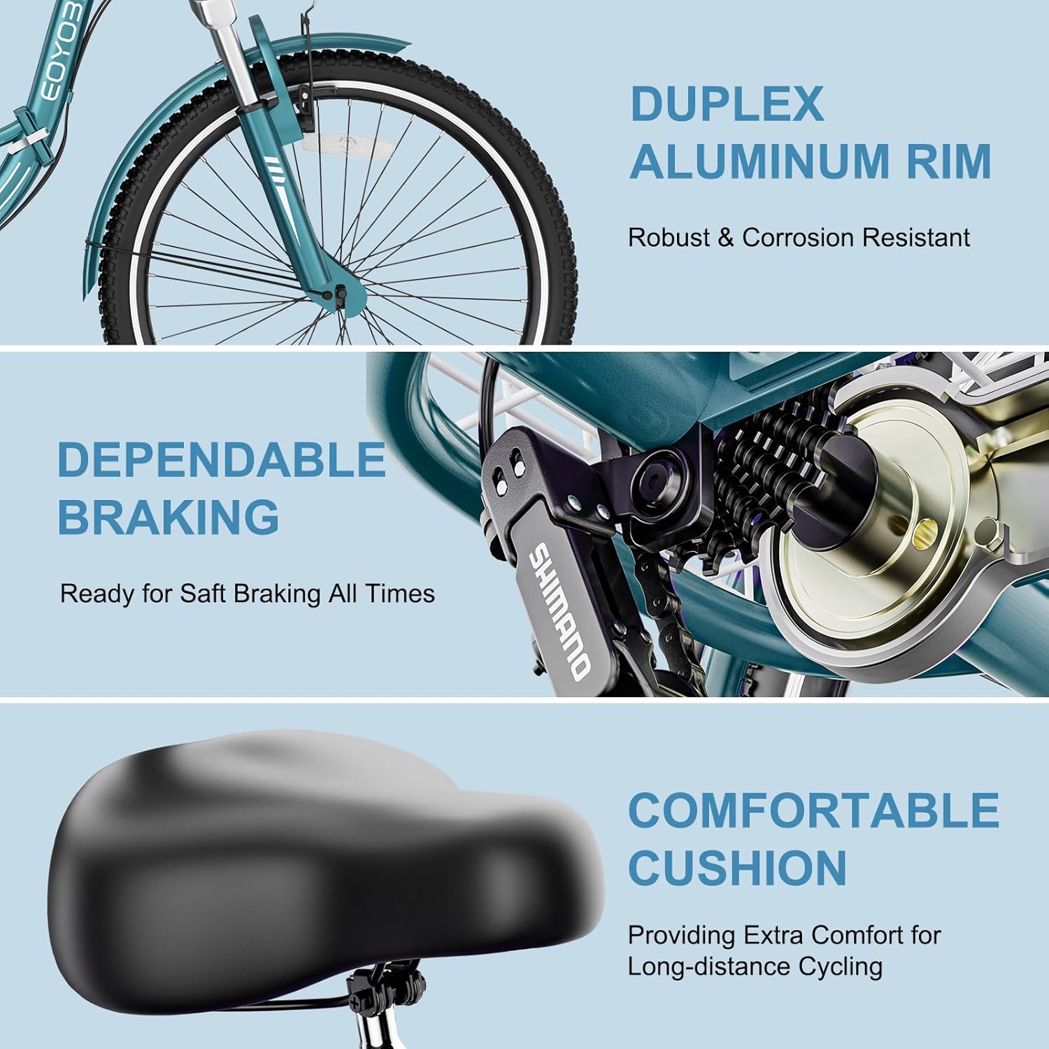 NAIZEA Folding Adult Tricycle - 7 Speed 20/24/26 Inch Folding Tricycle for Adult, 3 Wheel Bike, Foldable Trike with Large Basket/Low-Step Through for Men Women Senior