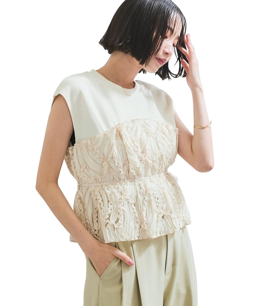 Amazon.co.jp: [ビス] プルオーバー 旬なレイヤードスタイルが