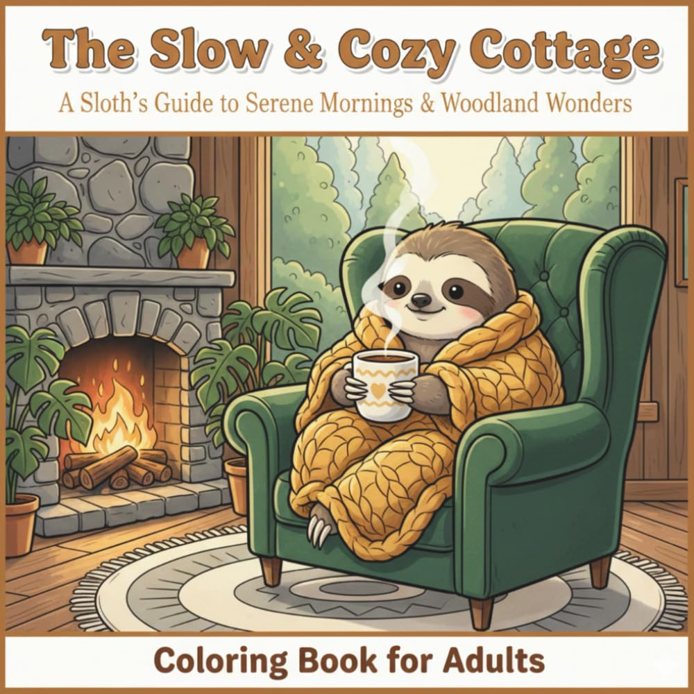 The Slow & Cozy Cottage: A Sloth’s Guide to Serene Mornings & Woodland Wonders
