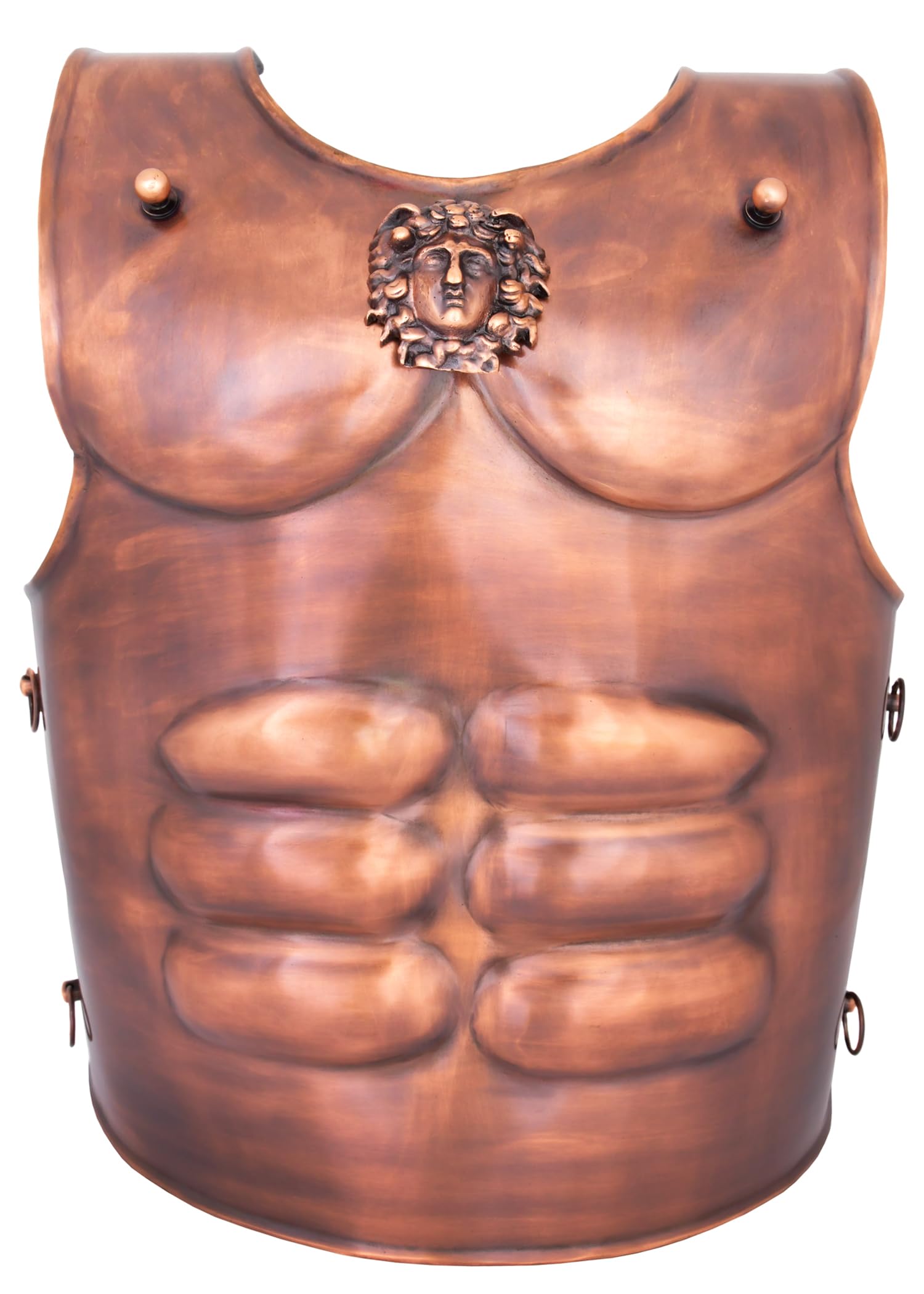Spartan Steel Muscle Armor with Bronze Finish