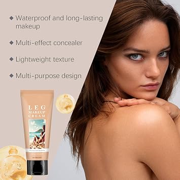 Leg Makeup - Waterproof Body Coverage Perfector: Leg Makeup, Tattoo Cover Up & All-Over Complexion Cream