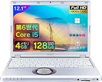 Windows11 薄型ノートパソコン Corei5 12GB フルHD 136 Amazon.co.jp: 【整備済み品】ノートパソコン office付き Windows11 CF