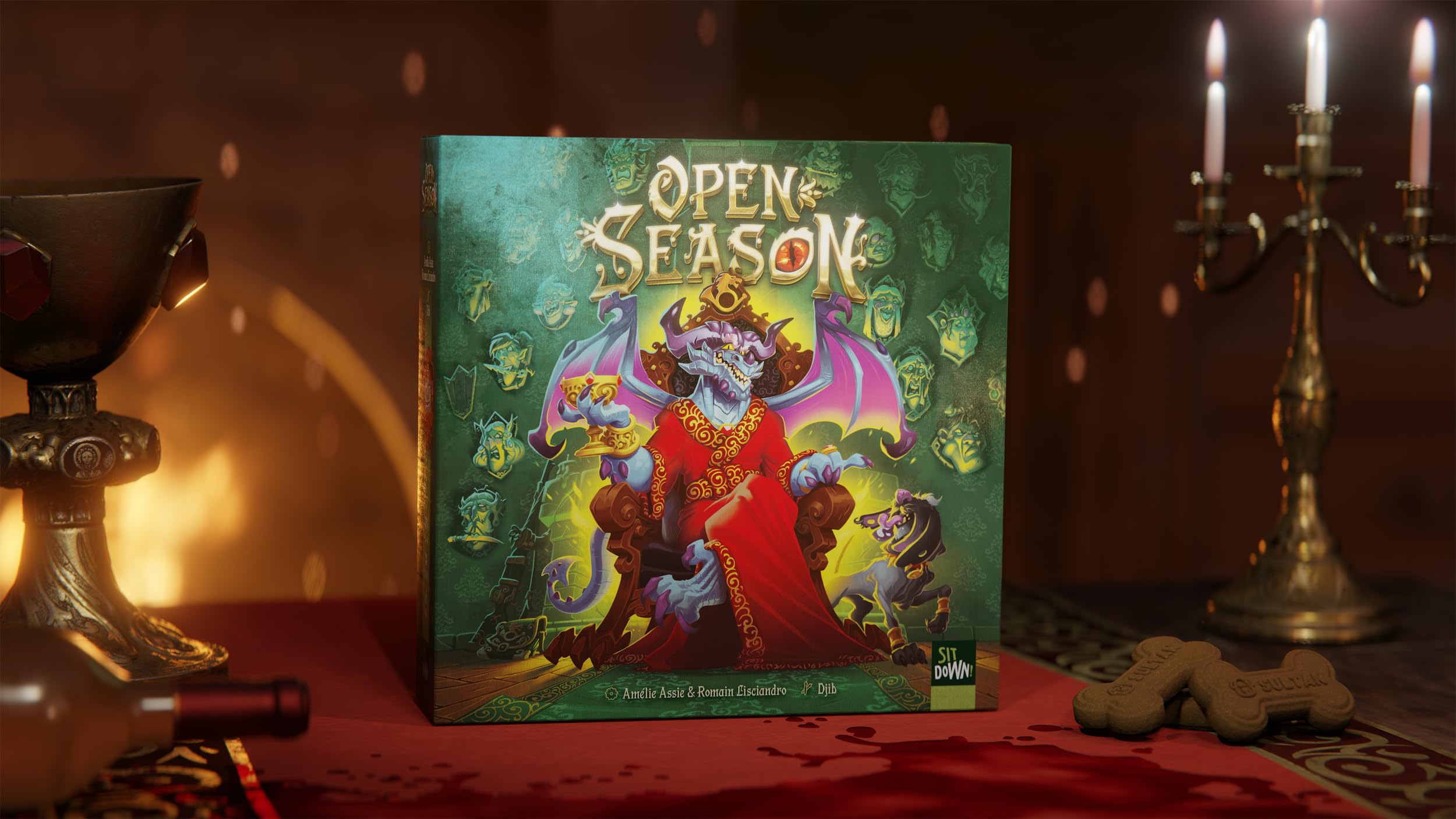 SitDown | Open Season | Jeu de Cartes stratégique | pour 2 à 4 Personnes à partir de 10 Ans