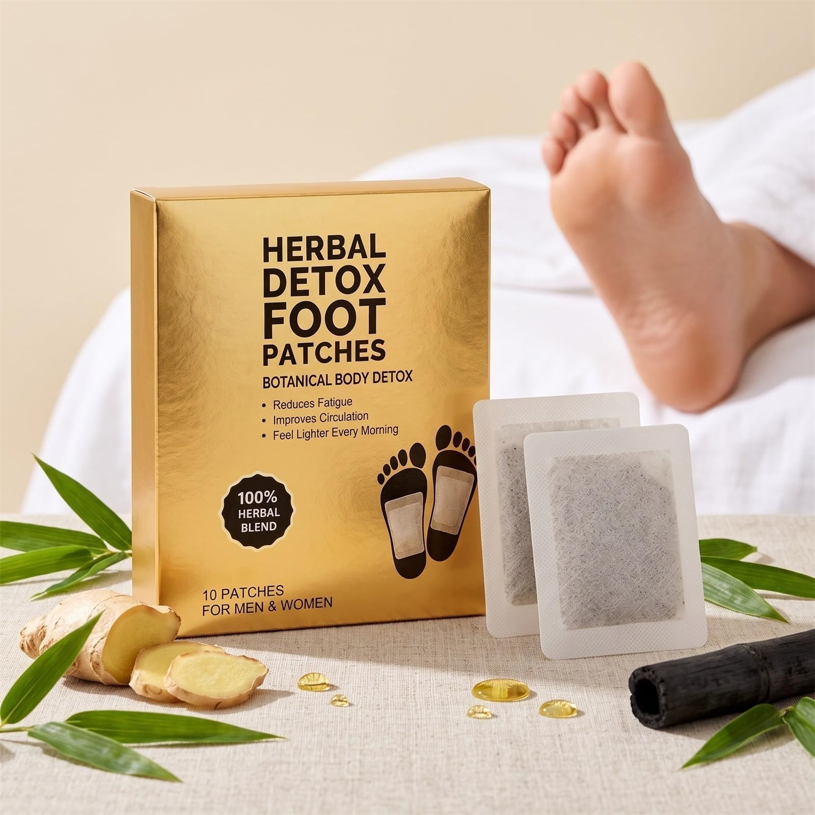 Herbal Football Care Patches bieten eine sanfte Pflege für die Füße, die tägliche Fußpflege ist bequem