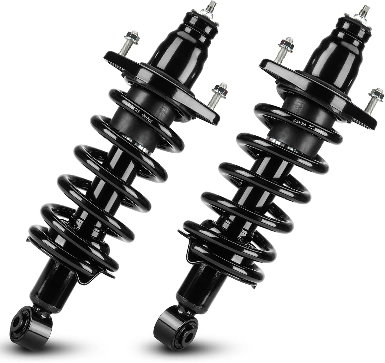 Rear Complete Strut Shock Absorber with Spring Assembly Fit for Honda CR-V 2.4L 4WD AWD FWD 2007 2008 2009 2010 2011, 1345688L, 1345688R, 2PCS Rear Left and Right 2007-2011 CR-V 2.4L 4WD AWD FWD
