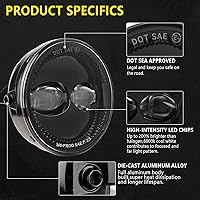 Vista 2 de Luces antiniebla LED, lámparas de parachoques, conjunto de reemplazo para Ford F150 2006 2007 2008 2009 2010 2011 2012 2013 2014 F150